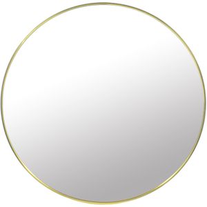 Ronde spiegel - wandspiegel - ø 80 cm - goud