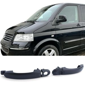 Deurgrepen auto - voor VW Bus T5 2003-09 - zwart