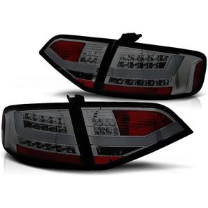 Achterlichten voor Audi A4 B8 08-11 SEDAN SMOKE LED