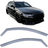 Zijwindschermen - Audi A4 8K B8 07-15 - Regen-/winddeflector - Zwarte rook