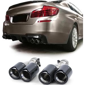 Uitlaatpijpen - BMW 5 serie-535i en 535d 2010-2017 - Sedan/Touring - 63 mm - carbon