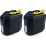 Brandstof jerrycan - benzine tank - 2x 20L