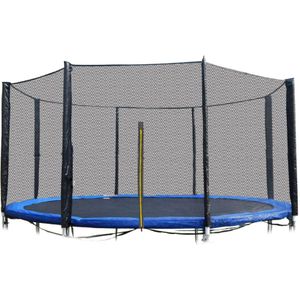 Trampoline net 366 cm buitenrand - 8 palen - 12Ft - veiligheidsnet