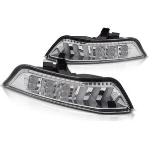 LED Koplampen Set Ford Mustang 2015-2017 - Chrome Upgrade met Dynamische Richtingaanwijzers