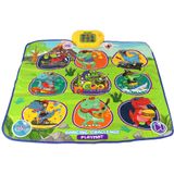 Dansmat - 90x86 cm - 5 niveaus - met verlichting - dino thema