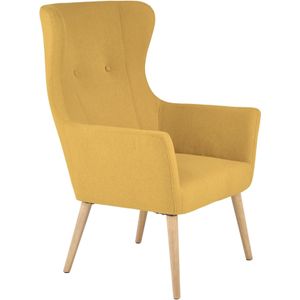COTTO - relaxfauteuil - traditioneel - 73x76x99 cm - geel
