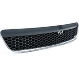 Grille - voorgrille - Opel Astra G, sedan/coupé/caravan/cabrio 1997-2004 - zwart glans chroom