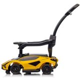 Loopauto - 1 jaar - met duwstang - Lamborghini - geel