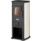 Houtkachel - antraciet & beige - 8,5kW