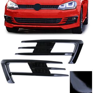 Mistlampframe - voor VW Golf 7 sedan / estate 2012-16 - glanzend zwart