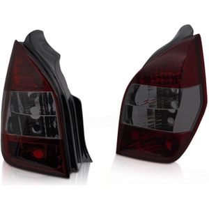 Citroën C2 Achterlichten Upgrade - Complete LED Set Rood/Smoke 03-10