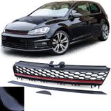 Grill auto - voor VW Golf 7 5G 2012-17 - glanzend zwart