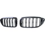 Radiateurgrille - BMW 5 Serie G30 G31 17-20 - Dubbele staaf - Glans zwart