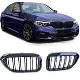 Radiateurgrille - BMW 5 Serie G30 G31 17-20 - Dubbele staaf - Glans zwart