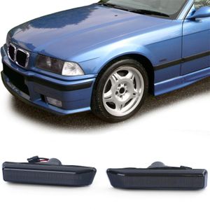 Zijkant knipperlichten - BMW 3 BMW X5-serie E36 E53 1996-2000 Sedan Touring Coupé Cabrio M3 - smoke zwart