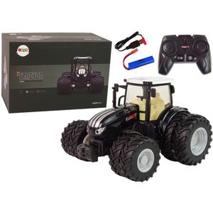 Bestuurbare trekker - R/C tractor - 2,4G - 17x15x12cm - zwart