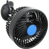12V ventilator - voor de auto - met zuignap - 15 cm - zwart