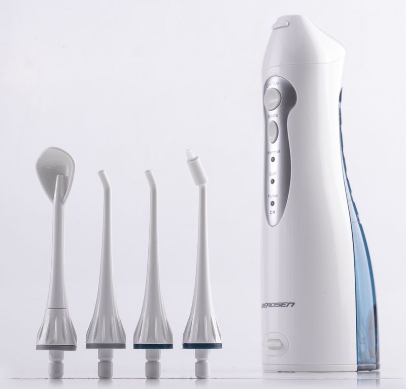 Waterflosser draadloos met 4 opzetstukken - Monddouche - Mondverzorging