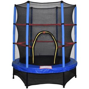 Trampoline - blauw - 140 cm