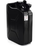 Jerrycan - 20 liter - benzine - 460x360x180 mm - zwart