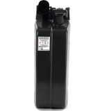 Jerrycan - 20 liter - benzine - 460x360x180 mm - zwart