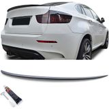 Spoiler - achterspoiler - BMW X6 E71 01/2008-06/2014 - carbon-look/zwart glans