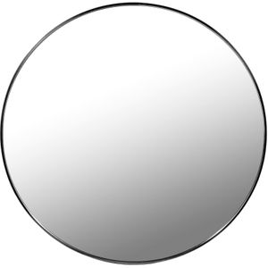 Ronde spiegel - wandspiegel - ø 60 cm - zwart