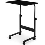 Laptoptafel - Zwart - Hoogte Verstelbaar - 43x39x83 cm