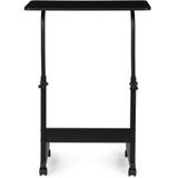 Laptoptafel - Zwart - Hoogte Verstelbaar - 43x39x83 cm