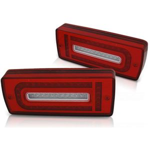 Achterlichten MERCEDES W463 G-KLASSE 07-17 ROOD WIT