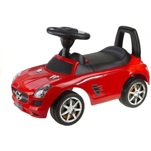 Mercedes Benz Red - Kinderen duwen rit op auto