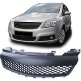 Honingraat grill - Opel Zafira B 05-08 - Zwart - Sportrooster zonder embleem