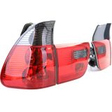 Achterlichten - voor BMW X5 E53 1999-03 - rood/zwart