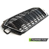 Grille voor AUDI A4 B9 20- LPDC - sport stijl - chroom zwart