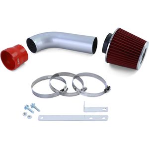 Air Inlaat Kit met Sport Luchtfilter Rood past op BMW 5-serie E39 525i 528i 530i