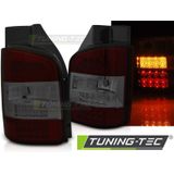 Achterlichten voor VW T5 04 03-09 ROOD SMOKE LED TRASNPORTER