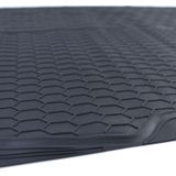 Kofferbakmat PVC Rubber Bescherming Universeel Op Maat Zwart 108x140cm