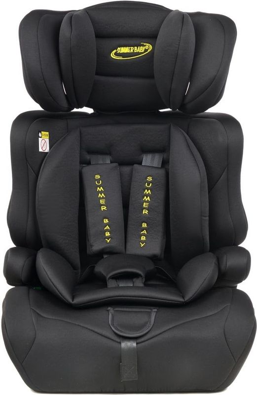 Universele Autostoel - Past in Elke Auto - 76-150 cm - Zwart