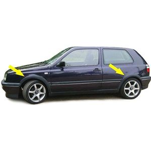 Spatbordverbreders - voor VW Golf 3 1991-1997 - sportief