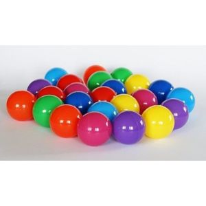 Ballenbak ballen 1000 stuks 7cm, rood, groen, paars, roze, geel, blauw