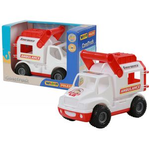 Speelgoed auto - ambulance - 24x14x18 cm - vanaf 1 jaar