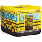 Speeltent - 110x70x70cm - schoolbus - geel