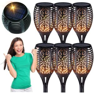 Duurzame Solar Tuinfakkel met Automatische Schemersensor - 53cm