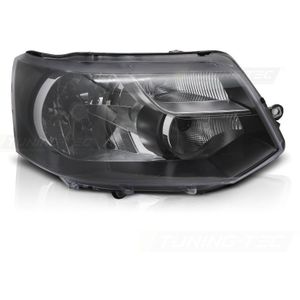 Koplamp rechts - voor VW T5 2010-2015 - TYC - zwart