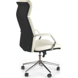 CODY - bureaustoel - 60x117-124x63 cm - wit zwart