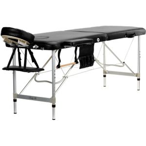 Draagbare Massagebank met Transporthoes - Lichtgewicht Opvouwbaar Model