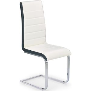 Eettafel stoel - eco leer - 42x99x57 cm - wit
