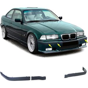 Stootlijsten - BMW 3-serie E36 12/1990-08/1999 - 3-delig - zwart