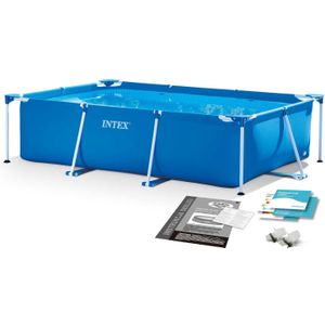 Intex opzetzwembad - 220x150x60cm - blauw