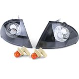 Knipperlicht voor BMW 3 Serie E46 Sedan Touring 98-01 - zwart smoke